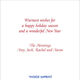 Holly Ornament and Trellis Folded Holiday Cards Image 3 of 3